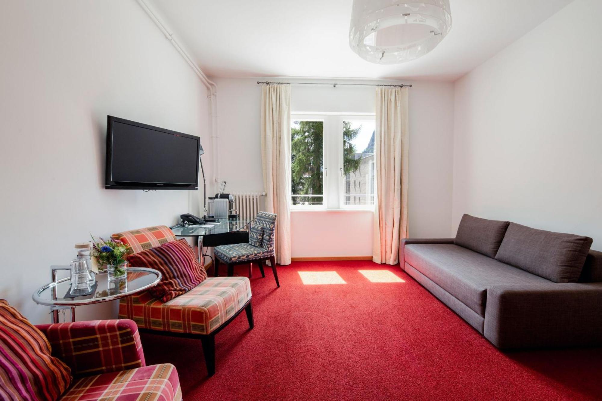 Hotel Saratz Pontresina Bagian luar foto