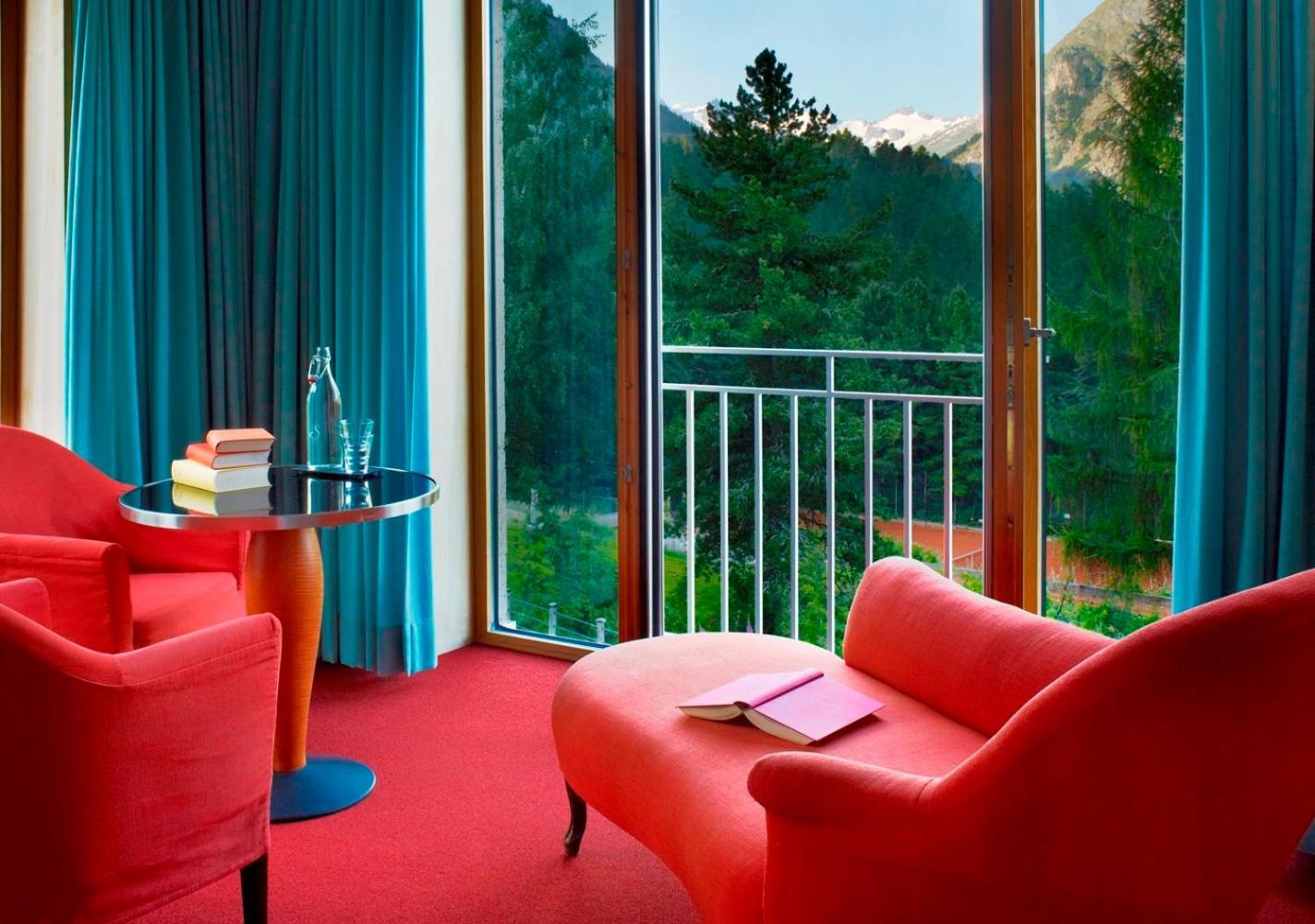 Hotel Saratz Pontresina Bagian luar foto