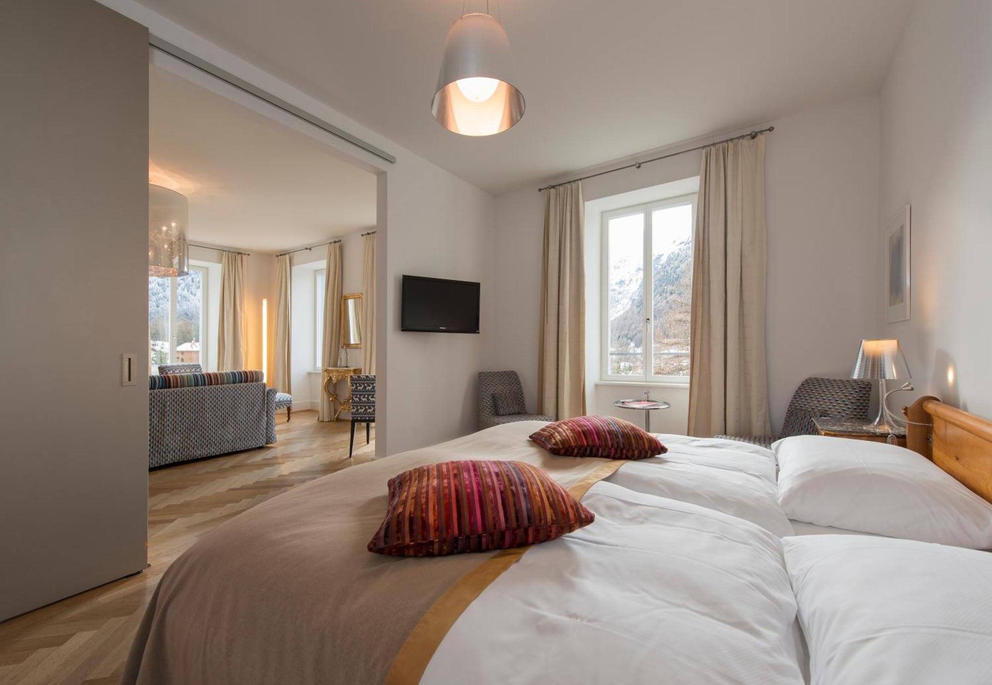 Hotel Saratz Pontresina Bagian luar foto