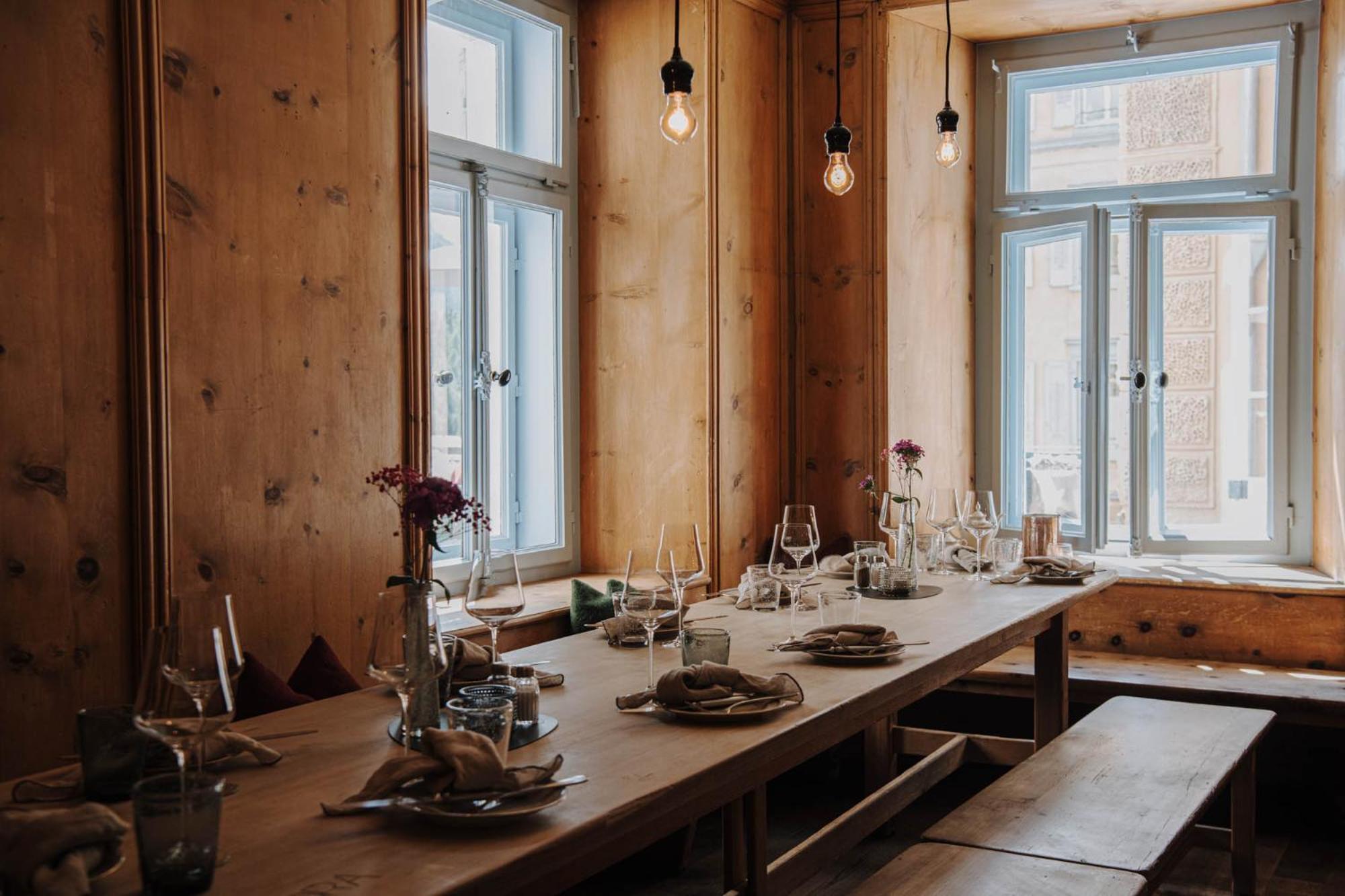 Hotel Saratz Pontresina Bagian luar foto