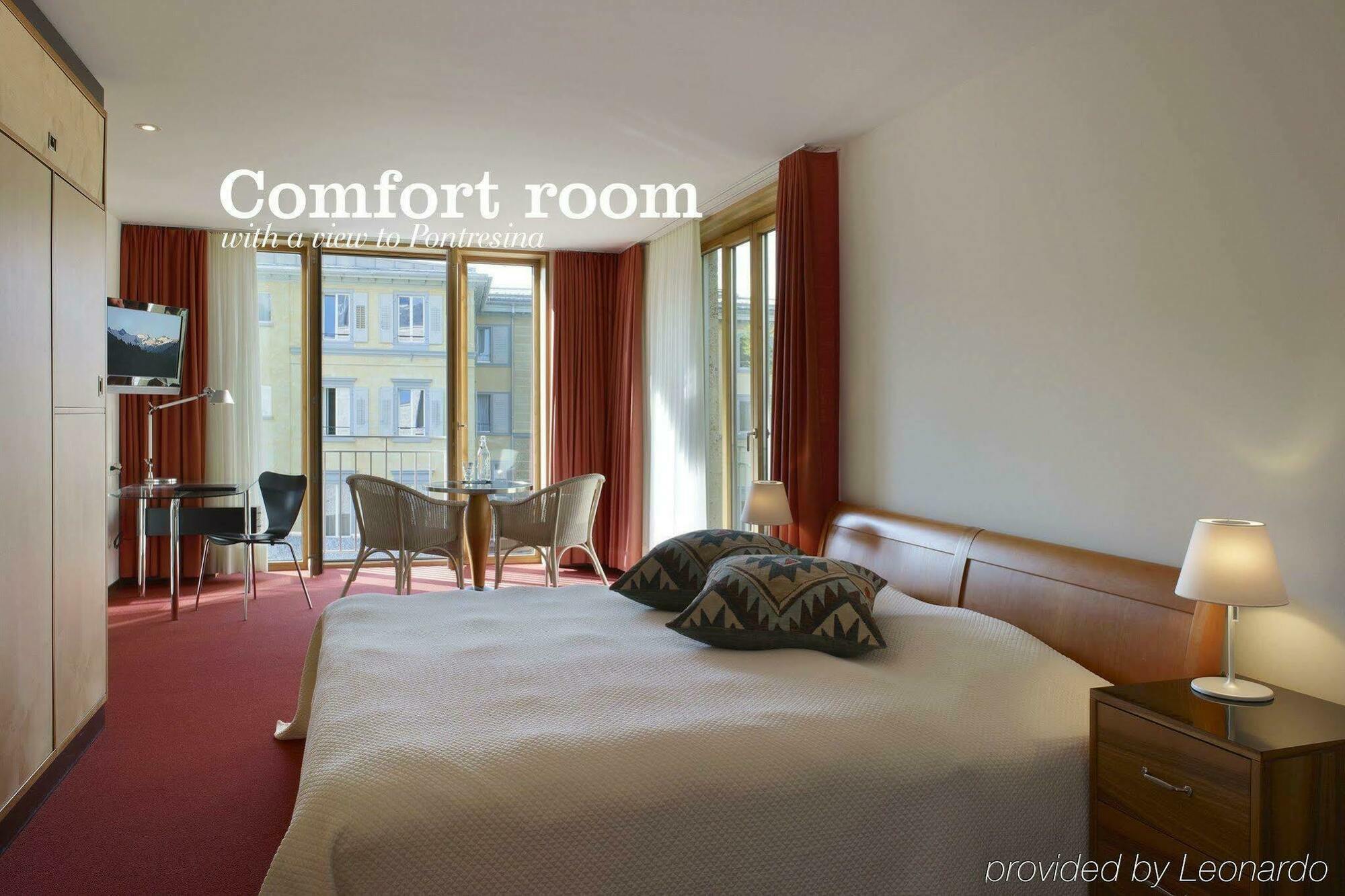 Hotel Saratz Pontresina Bagian luar foto